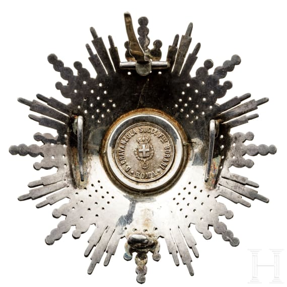 Bruststern des Ordens Danilos I., italienische Fertigung, 1. Hälfte 20. Jhdt.