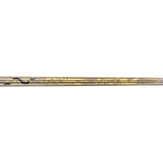 Colonel Alphonse Désiré Charles Dhont (1813 - 1870) – a distinguished deluxe sword in its case, presented by the NCOs of the 2e Regiment de Chasseurs à Pied to their commander, circa 1865