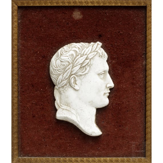 A fine French portrait cameo of Napoleon, circa 1810