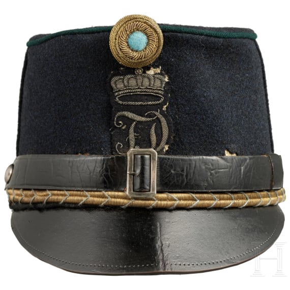 A cap for members of the Modena Military Academy, 1850s