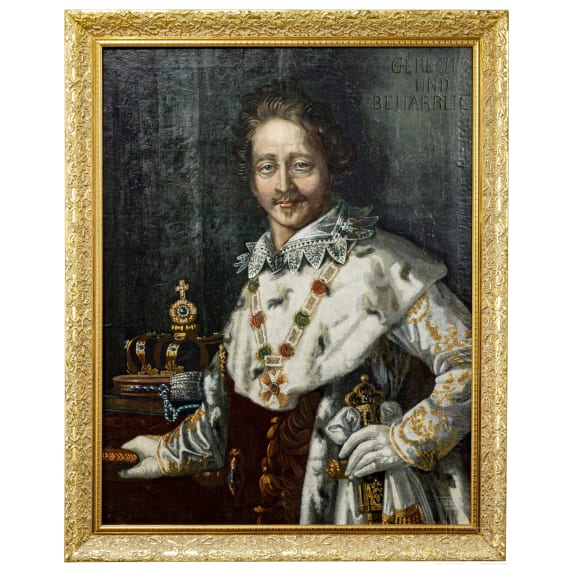 King Ludwig I of Bavaria - a framed painting