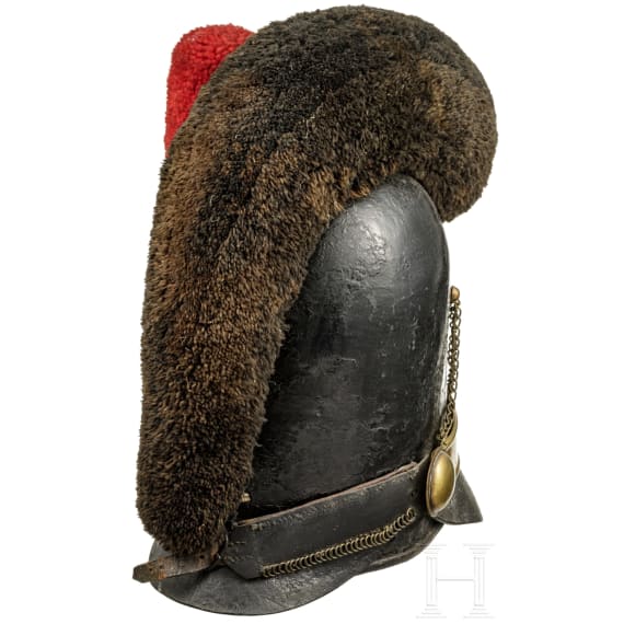 A helmet M 1800/06 for enlisted men of the Bavarian Infantry