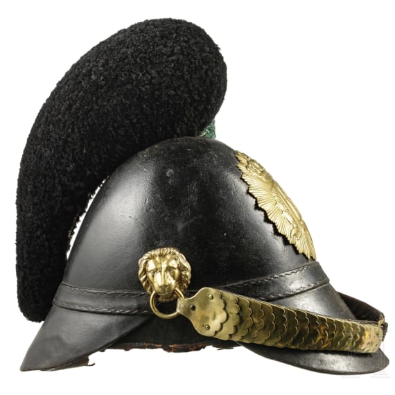 A dragoon helmet M 1845/48 for enlisted men of the infantry