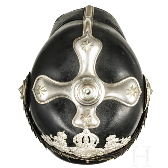A helmet M 1886 for officers of the cavalry, worn since 1914