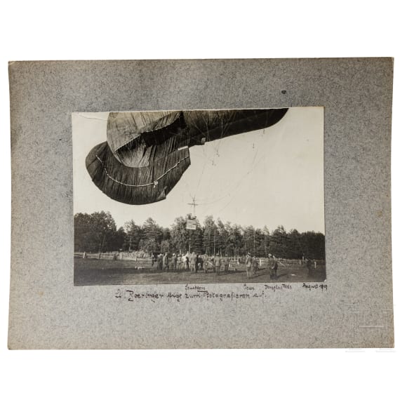 Airship pilot Hans Sievers - a photograph collection and field post from World War I and later