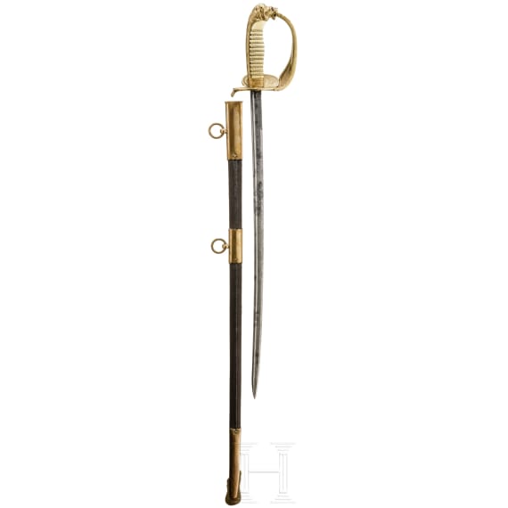 A short Damascus sabre for officers of the Imperial Navy