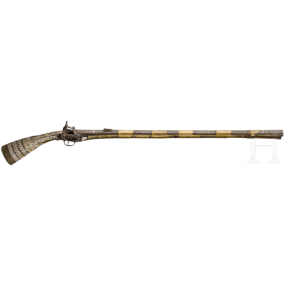 A Bulgarian miquelet rifle, ca. 1800