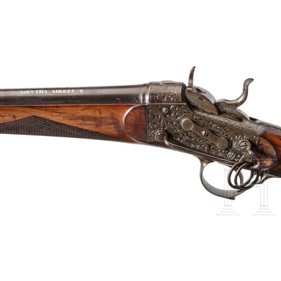 A rolling block saddle ring carbine, presented to Fermin Villamil, Spain, dated 1873