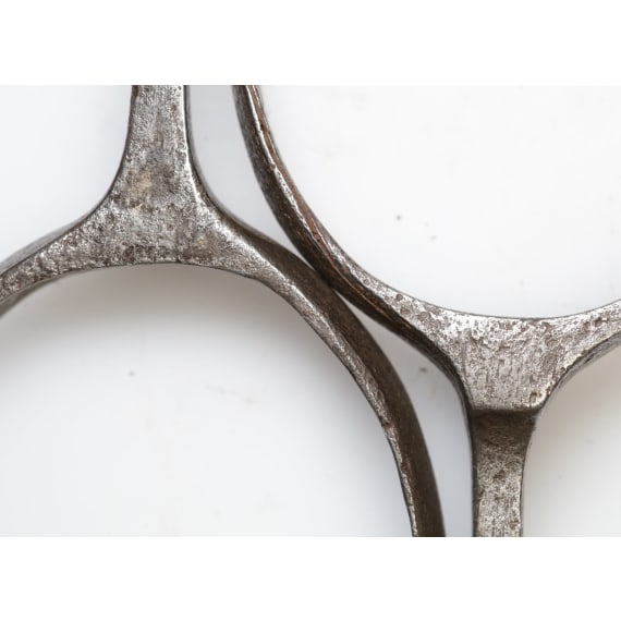 A pair of long Italian or French wheel spurs, 15th century