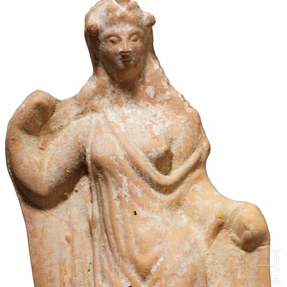 Hellenistische Aphrodite, Terrakotta, 3. - 2. Jhdt. v. Chr.