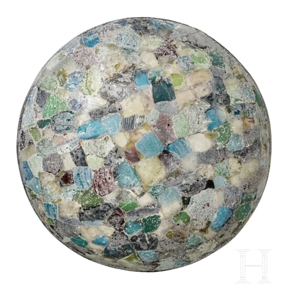 A Roman mosaic glass bowl, 1st century B.C. - 1st century A.D.