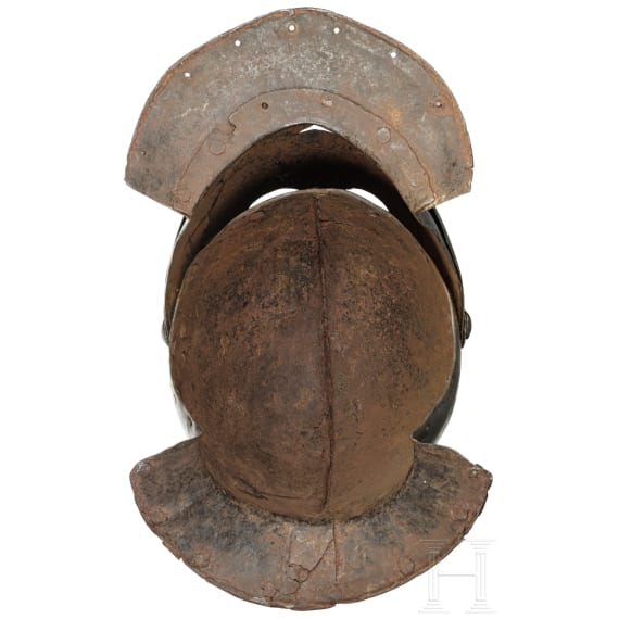 A heavy North Italian Savoyard helmet, circa 1600