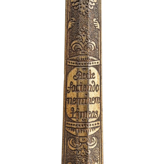 A deluxe French small-sword with a chiselled hilt and etched apostles' blade, circa 1720