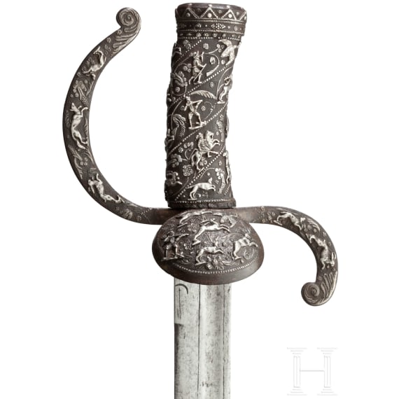 A French luxury hunting sword, circa 1580