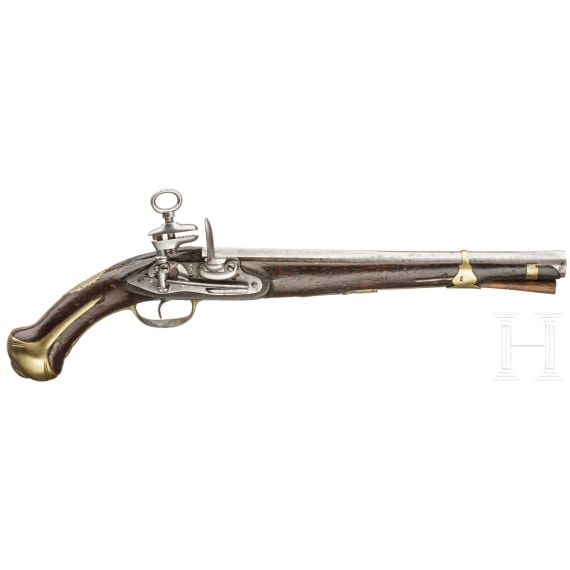 A flintlock cavalry pistol Mod. 1789, made in 1789
