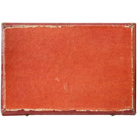 Etui zum St. Stanislaus Ordenssatz 1. Klasse, Russland, um 1900