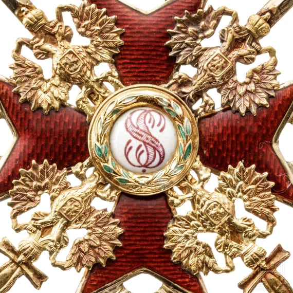 St. Stanislaus-Orden - Kreuz 2. Klasse mit Schwertern, Russland, um 1910