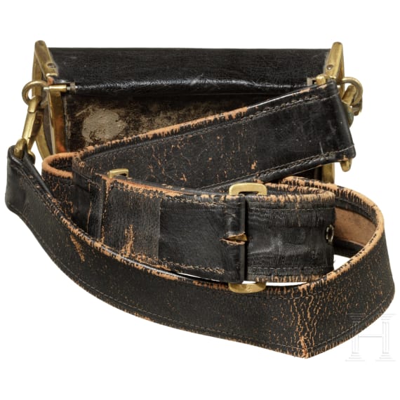 A cartouche box and bandolier for the small uniform of the Guardia Nobile, 19th century