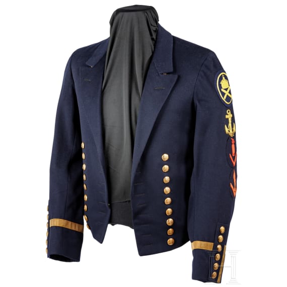 Imperial yacht "Hohenzollern" – a parade jacket for a member of the Kaisergig (rowing boat), circa 1910