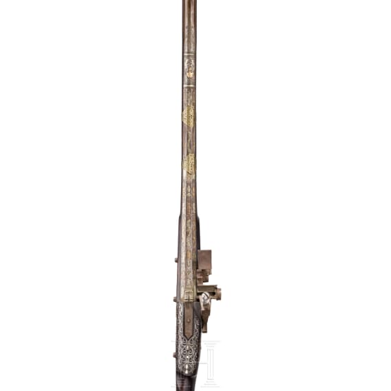 Silbereingelegte Moukhala, Marokko, datiert 1874