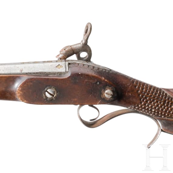 Perkussionierte Miqueletflinte, Eibar, um 1840