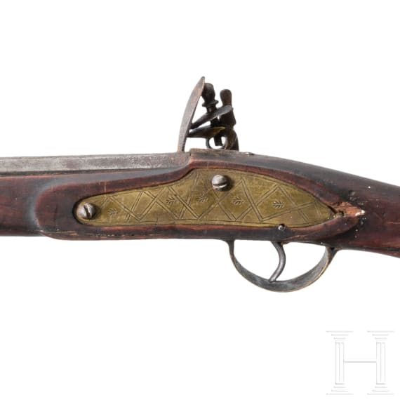 Kolonial-Steinschlossflinte, &ouml;stlicher Mittelmeerraum, um 1850