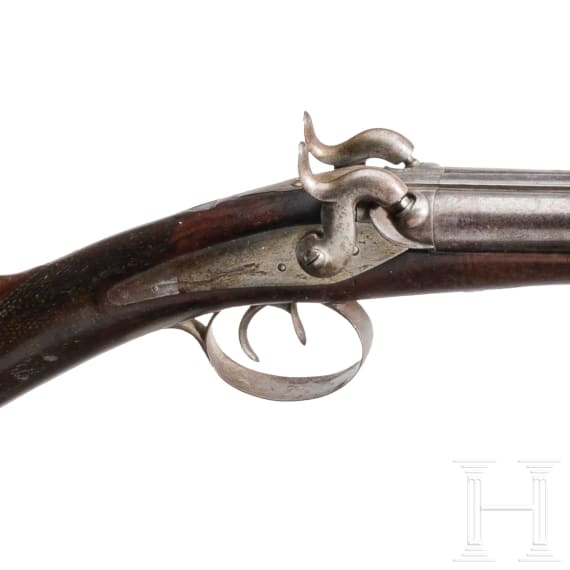 Perkussionsdoppelflinte, Frankreich, um 1850