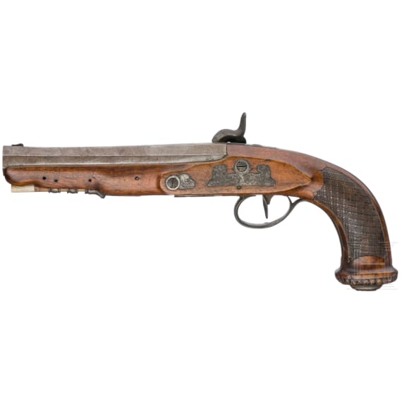 Perkussionspistole, Berleur in L&uuml;ttich, um 1820