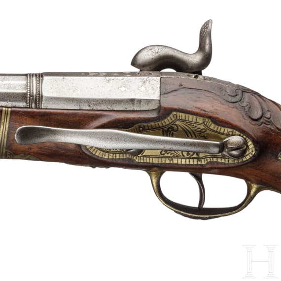 Miquelet Perkussionsreisepistole, Torento, Spanien, um 1830