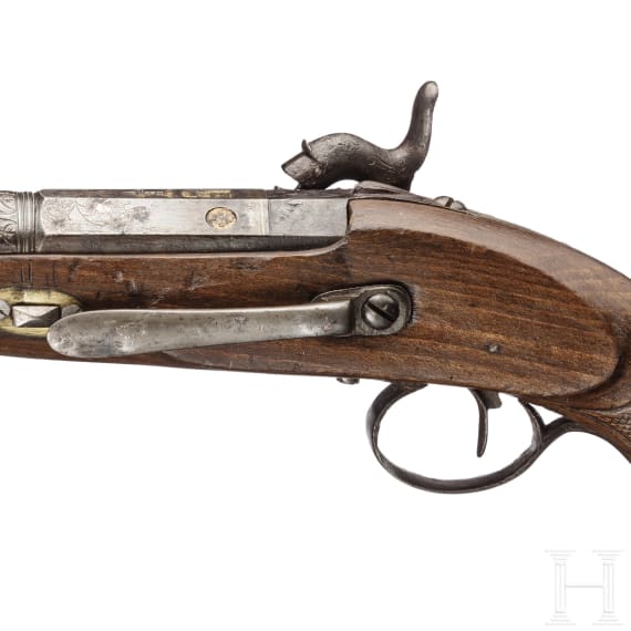 Perkussionsreisepistole, Spanien, um 1840