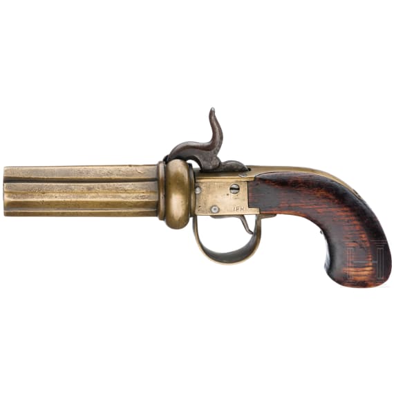 B&uuml;ndelrevolver, Schweden, um 1840