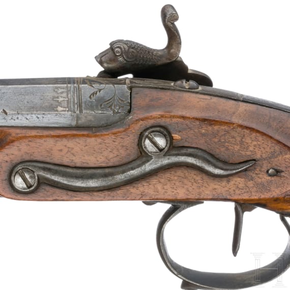 Perkussionspistole, Eibar, datiert 1841