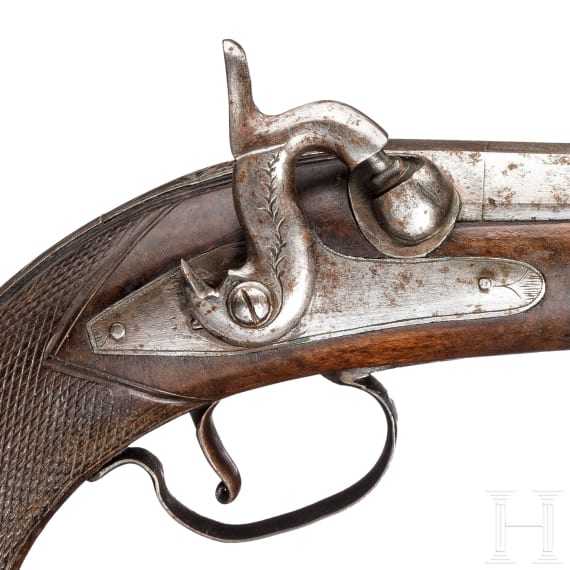 Perkussionspistole, Spanien, um 1850