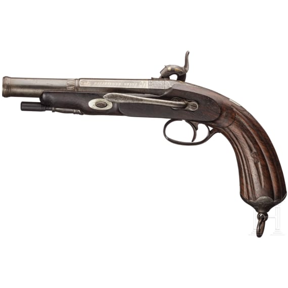 Perkussionspistole, Guisasola, Eibar, datiert 1856