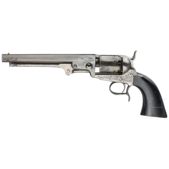 Perkussionsrevolver Belgischer Colt Navy, lizenzierter Nachbau, um 1855