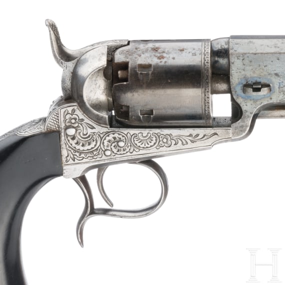Perkussionsrevolver Belgischer Colt Navy, lizenzierter Nachbau, um 1855