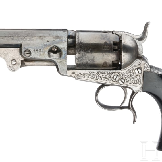 Perkussionsrevolver Belgischer Colt Navy, lizenzierter Nachbau, um 1855