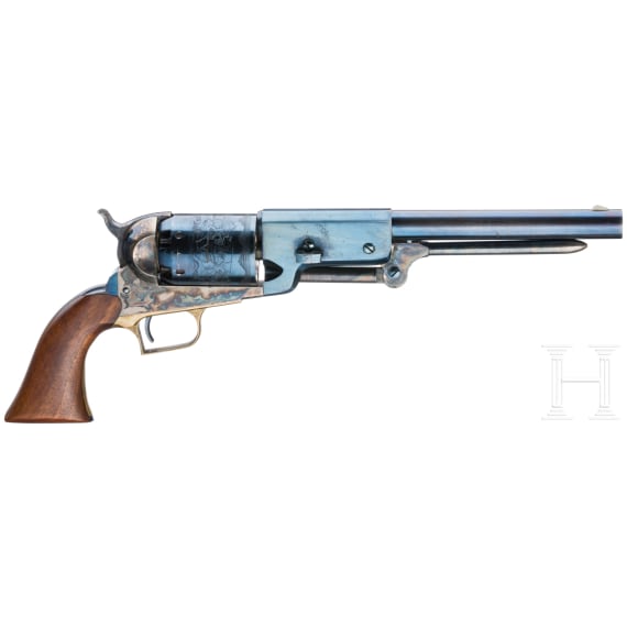 Perkussionsrevolver Colt Walker, hochwertiger italienischer Nachbau im Kasten, um 1975