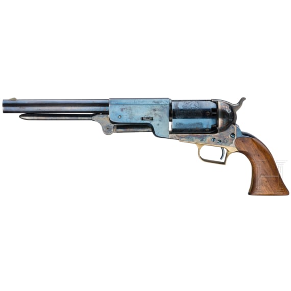 Perkussionsrevolver Colt Walker, hochwertiger italienischer Nachbau im Kasten, um 1975