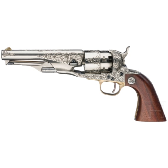 Colt New Model 1860 Army, Centaure Marshal-Model, Luxus-Werksgravur