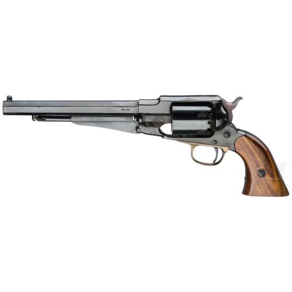Ein paar Perkussionsrevolver im Kasten, Mod. Remington New Model Army, St. Barbara, Spanien, um 1975