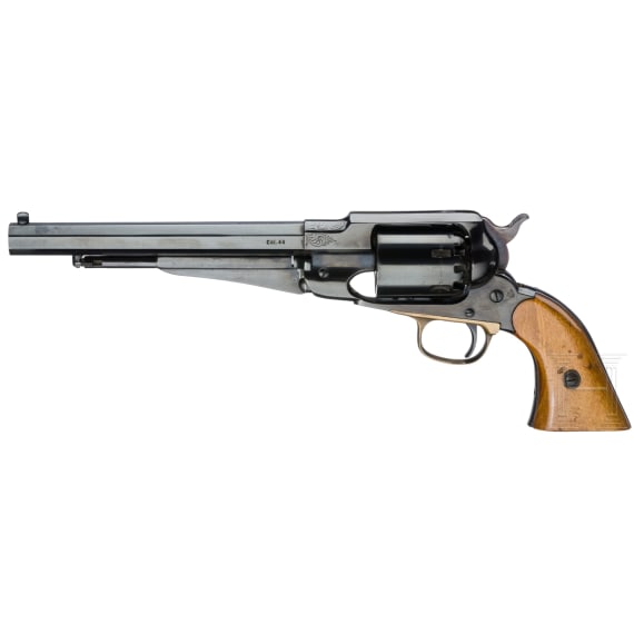 Ein paar Perkussionsrevolver im Kasten, Mod. Remington New Model Army, St. Barbara, Spanien, um 1975