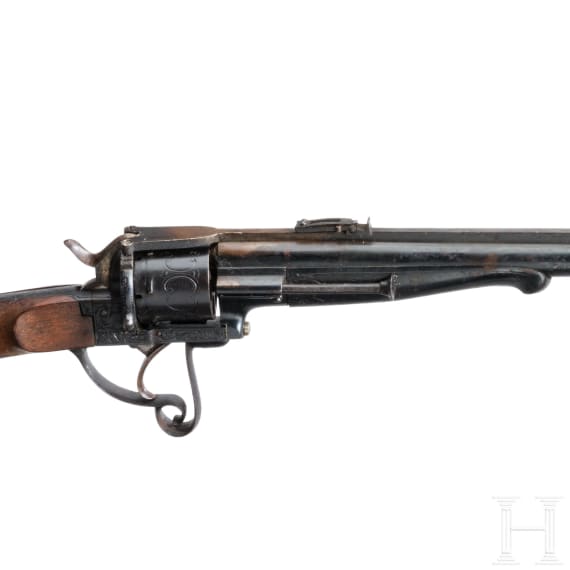 Lefaucheux-Revolverb&uuml;chse, Belgien, um 1885