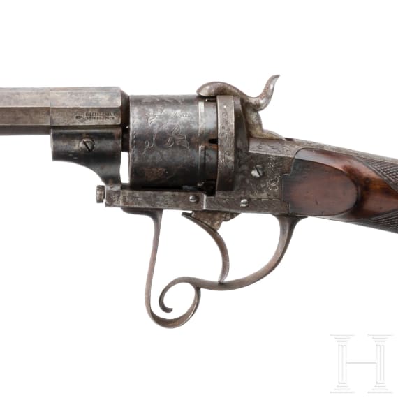 Lefaucheux-Revolverbüchse, Belgien, um 1885