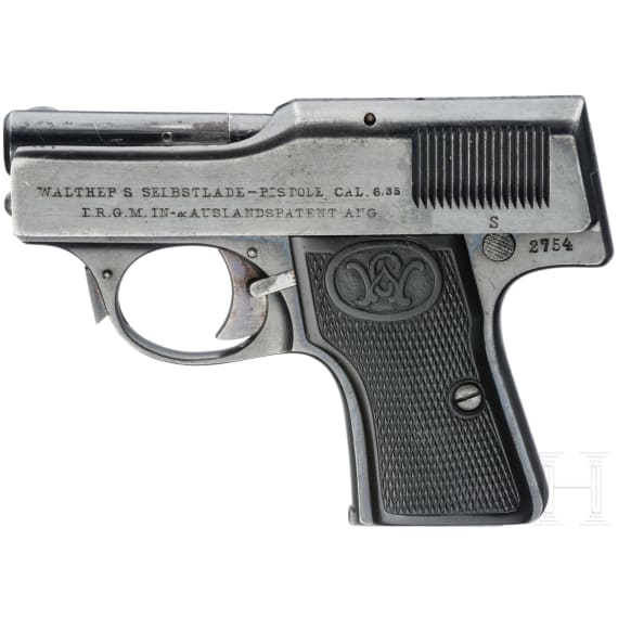 Walther Mod. 1, 1. Ausf&uuml;hrung um 1910