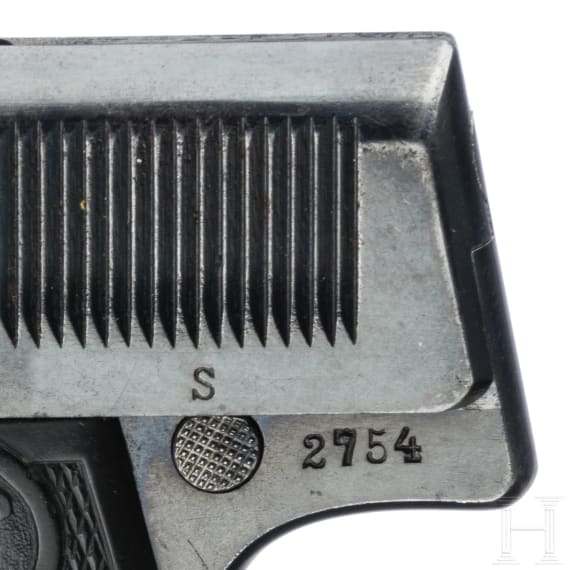Walther Mod. 1, 1. Ausf&uuml;hrung um 1910