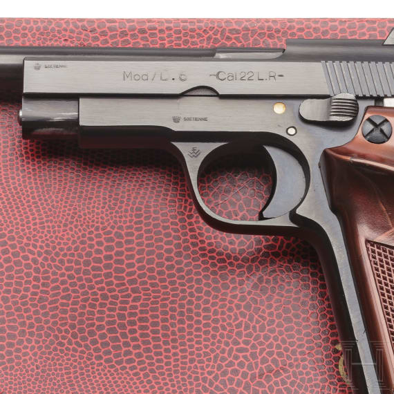 Unique Mod. D 6, Sportpistole, im Karton