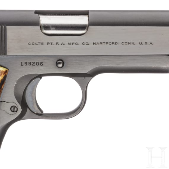 Colt Super .38 Automatic Model, mit Holster