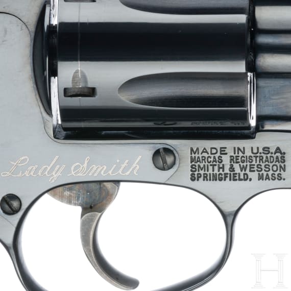 Smith & Wesson Mod. 36-2, "The .38 Lady Smith", im Koffer