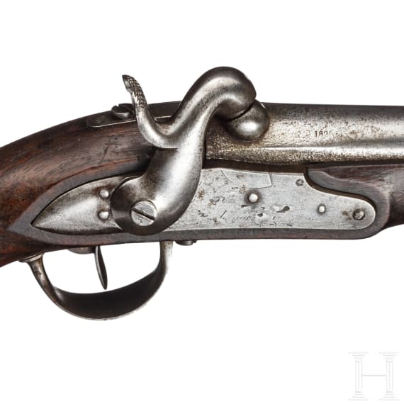 Gendarmeriepistole M 1822 T, datiert 1826